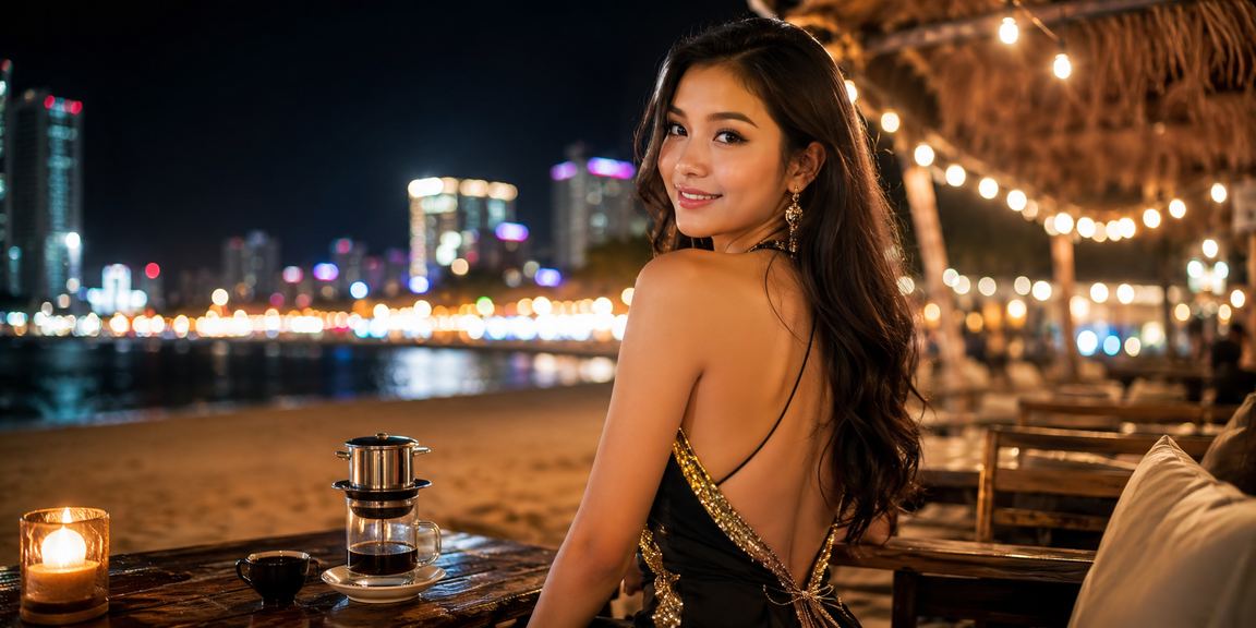 Không gian thư giãn casino kết hợp cà phê phong cách Việt Nam tại Nha Trang
